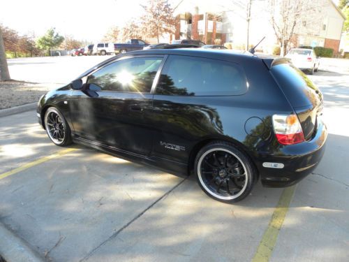 Honda civic si 2005, hatchback, black, sport, lowered, 5 speed, car, fast, rice