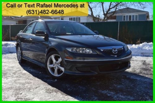 2003 mazda 6s 3.0l v6 5 speed leather cd heated seats sunroof spoiler bose