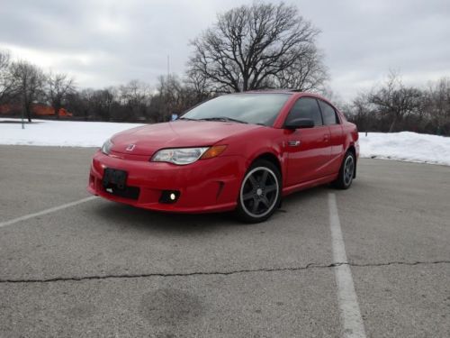2006 saturn ion red line low miles no reserve supercharged no reserve