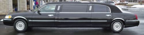 1999 lincoln town car 8 passenger limo limousine moonroof loaded low miles