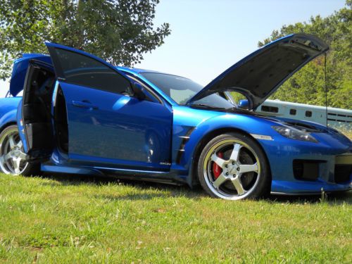 Custom mazda rx8   super low miles  winning blue metallic