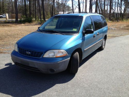 2001 ford windstar se sport mini passenger van 4-door blue nice clean no reserve