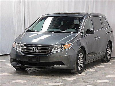 2011 honda odyssey ex-l res 42k wrnty dvd leather sunroof loaded