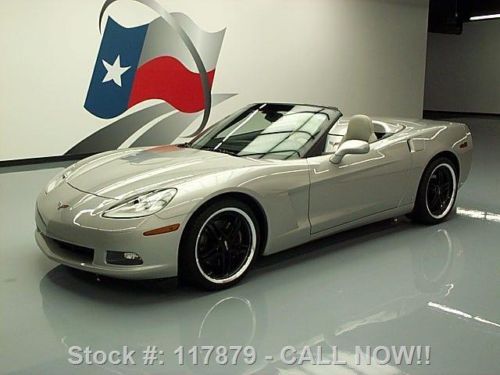 2006 chevy corvette 2lt convertible 6-speed leather 43k texas direct auto