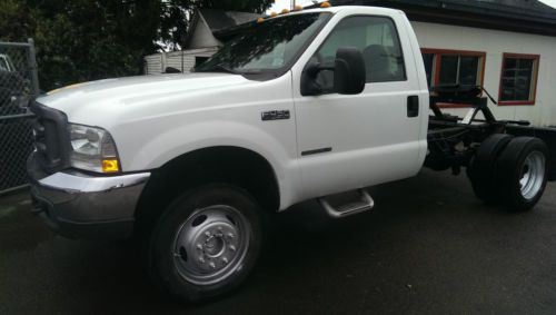 Ford f450 turbo diesel new 7.3l engine chasis w 5th wheel n tow package