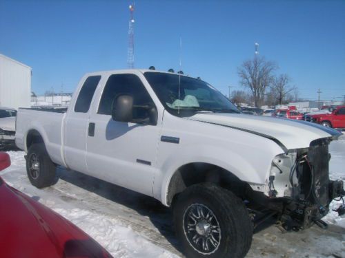 2005 ford f-250 diesel 4x4 extended supercab 6.0 powerstroke 4 door automatic ob