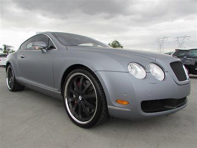 04 bentley continental gt coupe flat grey wrap only 37k miles