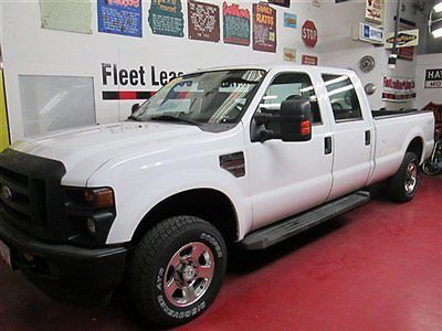 No reserve 2008 ford sd f-250 xl crew cab 4x4 w/ 5th wheel, 1 corp. owner