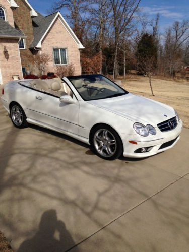 2009 clk 550 convertible like new  every option included
