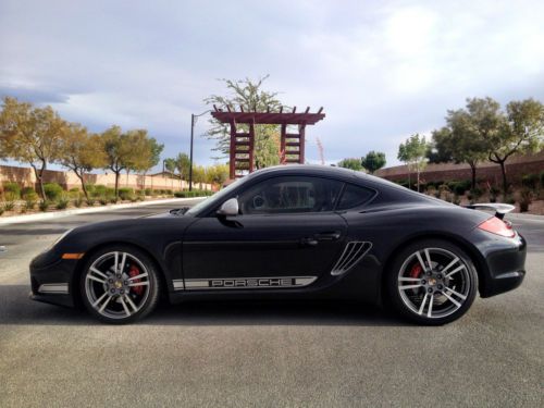 2012 porsche cayman r coupe 2-door 3.4l basalt black metallic 6-speed manual