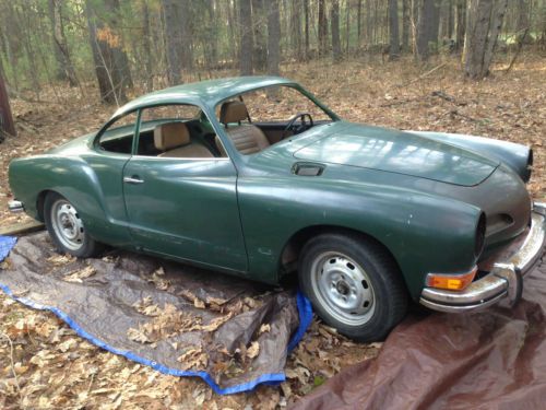 1972 karmann ghia project car 63k miles; most all new parts to complete included