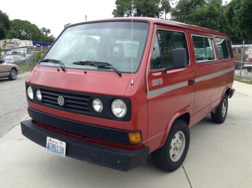 Vw vanagon 2wd offered with no reserve!!