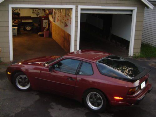 1986 porsche 944 turbo (951) project car -- garnet red, great condition
