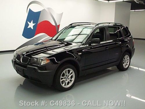 2005 bmw x3 2.5i awd heated seats pano sunroof only 41k texas direct auto