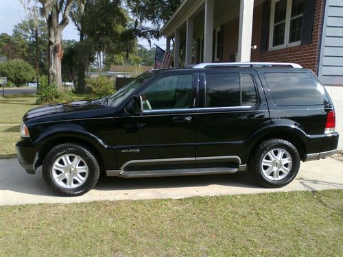 2004 lincoln aviator v8 305hp luxury suv rear factory dvd system and new tires!