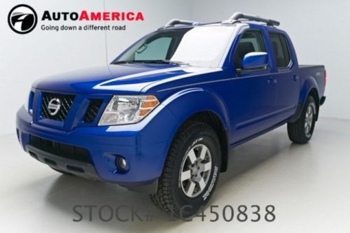 2012 nissan frontier pro-4x 26k low miles leather sunroof crew cab 1 one owner
