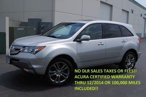 2008  acura mdx awd tech package nav roof lthr no dealer tax or fees!!