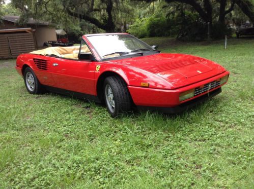 1986 ferrari convertible . only 10600 original miles. like new condition.