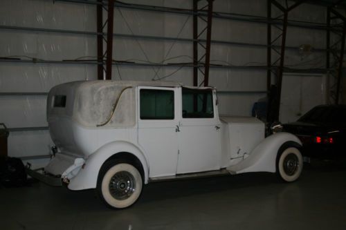 1934 roll royce phantom towncar convertible    barn find non running  project