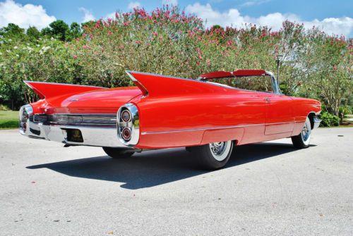 Simply mint restored to high leval 1960 cadillac series 62 convertible a/c p.s