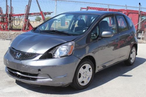 2013 honda fit damaged fixer salvage repairable runs! export welcome! must see!