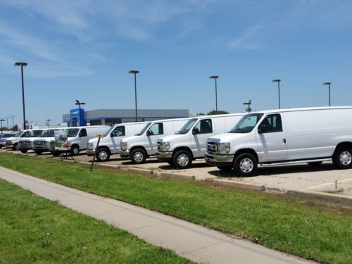 Hail sale 2013 ford e250 cargo vans wholesale fleet priced just $19,495 4 left