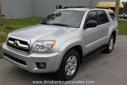 2007 toyota 4runner sr5 1 owner 0 accident low miles us bankruptcy court auction