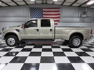 Crew cab tan 6.4 power stroke diesel leather sunroof new tires 19.5 alcoa extras