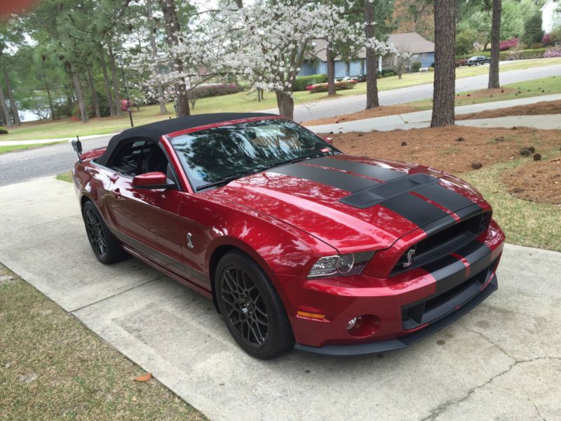 2014 ford mustang shelby gt 500 convertible