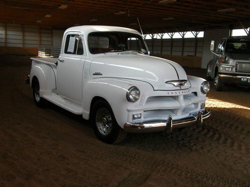 Restored 1954 chevy pick up beautiful must see paint job
