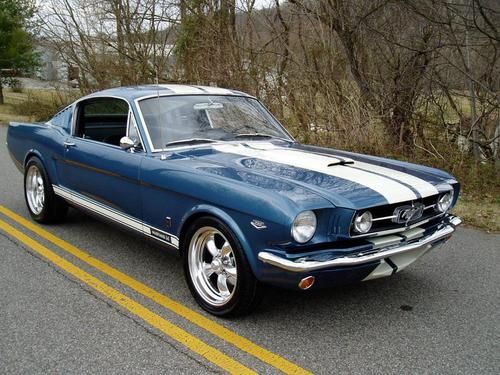 1965 ford mustang fastback gt_331 cid/410 hp_4-speed_nice gt w/ custom touches