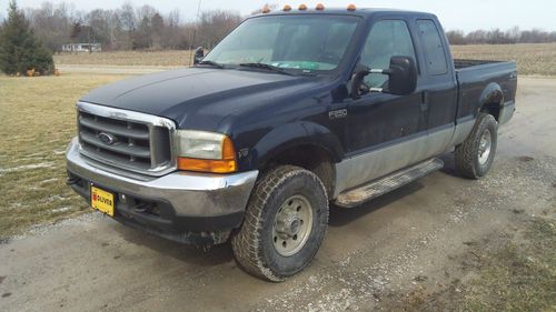 2001 ford f-250 super duty xlt extended cab pickup 4-door 5.4l 4x4