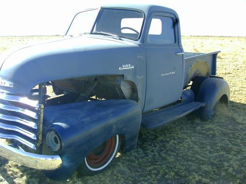 Chevy 3100 old nave rolling shell in great shape
