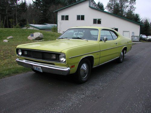 1971 plymouth duster slant 6 runs and drives great estate car barn find nice