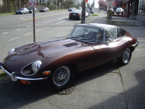 1970 jaguar xke coupe nice driver, webers, new michelins.