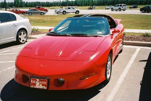Red pontiac trans am f-body, poor condition