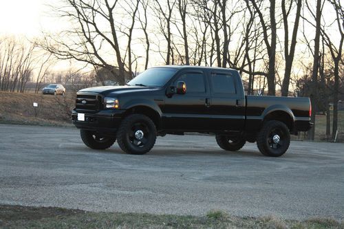 2007 ford f-350 super duty lariat crew cab pickup 4-door 6.0l outlaw