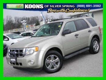 2010 ford escape xlt 4wd suv certified pre-owned! 1-owner! sunroof! sirius radio