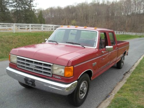 1988 ford f-350 crew cab diesel no reserve