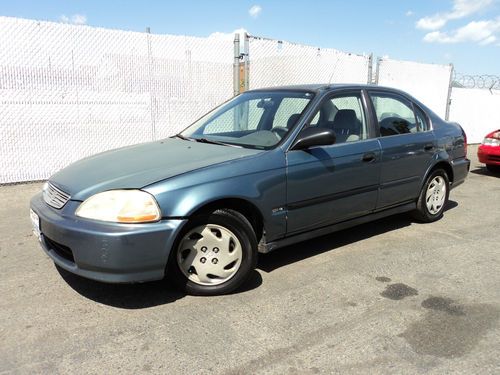 1997 honda civic lx sedan 4-door 1.6l, no reserve