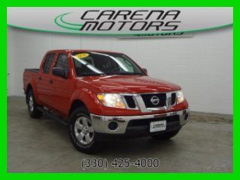 2010 nissan used frontier se 4x4 quad cab red crew free carfax clean one owner