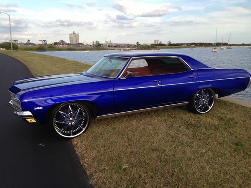 1970 chevrolet chevy impala restored! over $20k invested cold ac leather music!!
