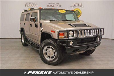 2004 hummer h2-sunroof-htd seats-brush guard-spare tire-nerf bars-2005