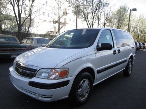 No reserve 2005 chevrolet venture extended plus cargo van clean seats 3 people