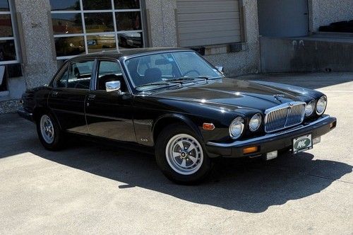 1986 jaguar xj6 series iii black / black exceptionally nice 63k original miles!