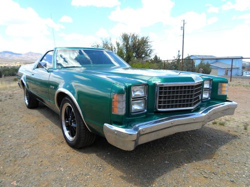 Rare 1978 ford ranchero 500 runs and drives great! v8 engine and automatic video