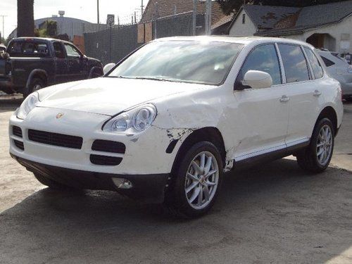 04 porsche cayenne s damaged rebuilder runs! cooling good loaded priced to sell!