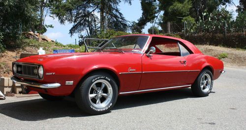 Camaro  1968   327 base model  low miles classis 1 owner  #s matching  no reserv