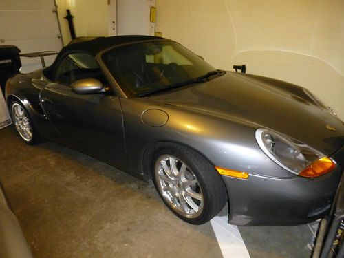 2002 porsche boxster - roadster - 5 spd - leather - very clean - only 37200 mile