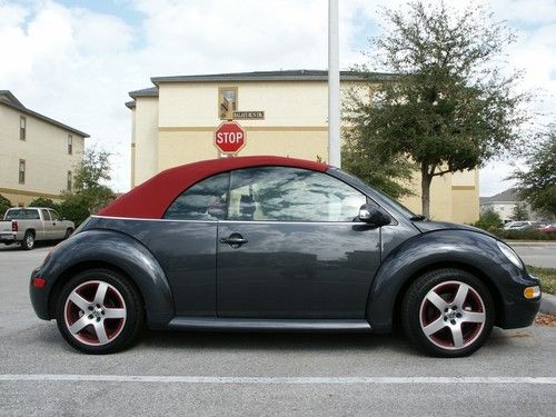 Volkswagen beetle convertible limited edition dark flint " no reserved "